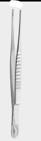 Атравматичний пінцет ДЕБЕЙКІ (DEBAKEY), 15,0 см (cm), 1,5 мм (mm), 2х4 зубці (з вольфрам-карбідними вставками)